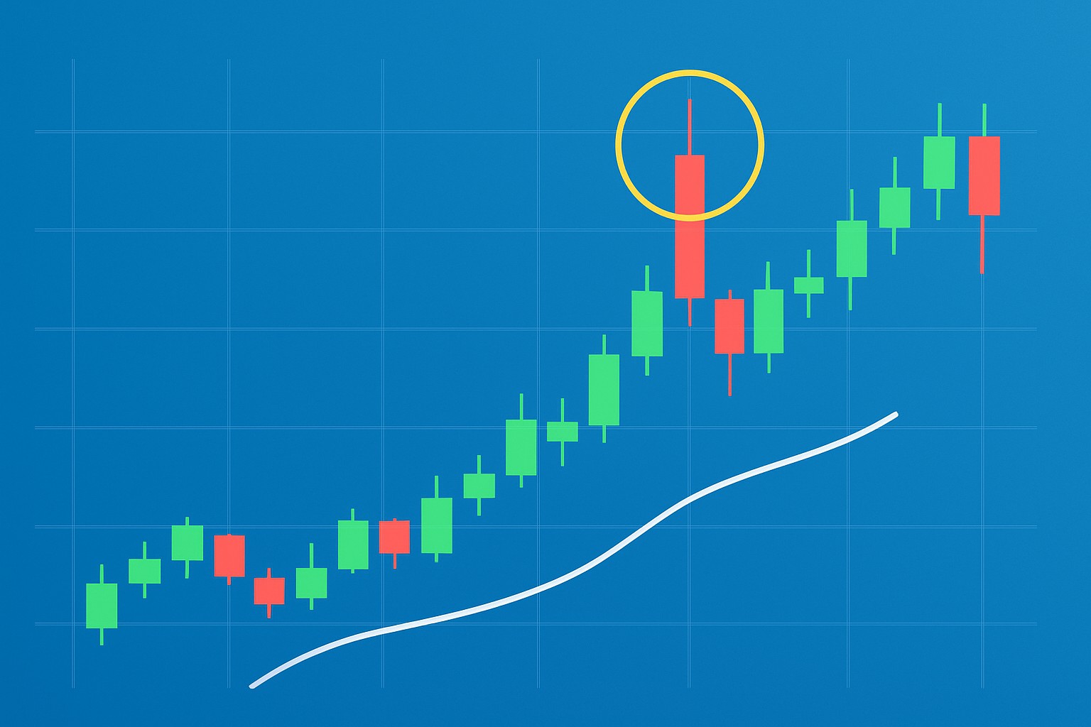 Spotting the Shooting Star Candle Formation