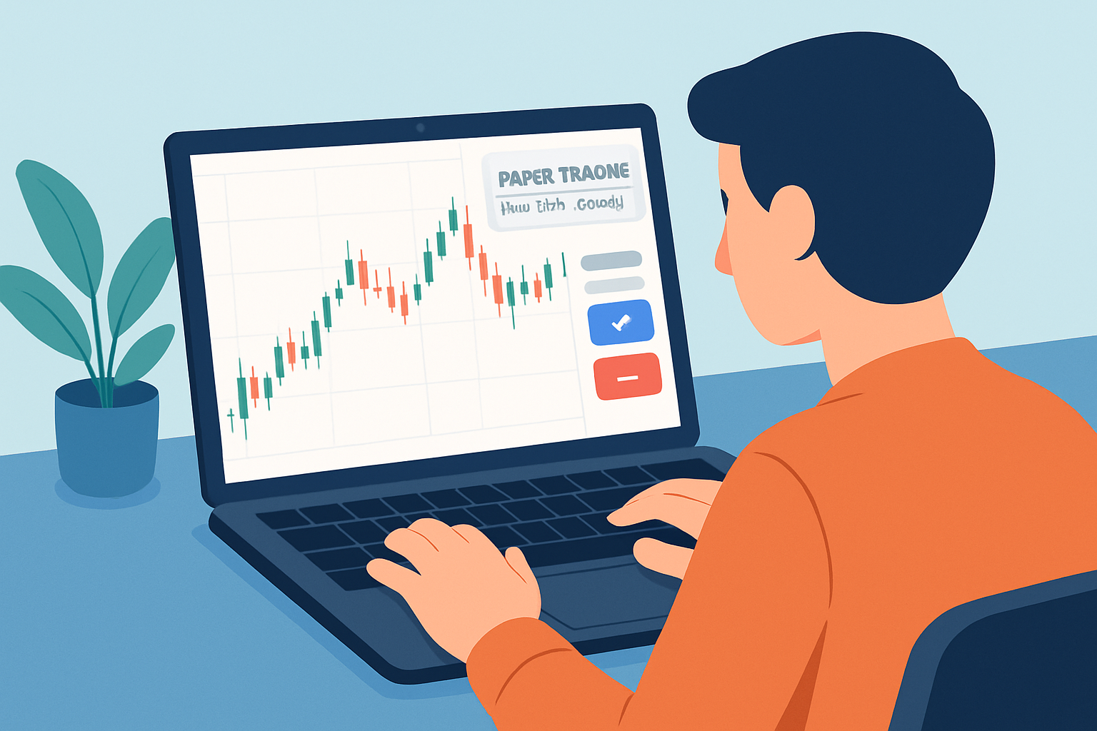 How do you find the papertrading tab on TradingView?
