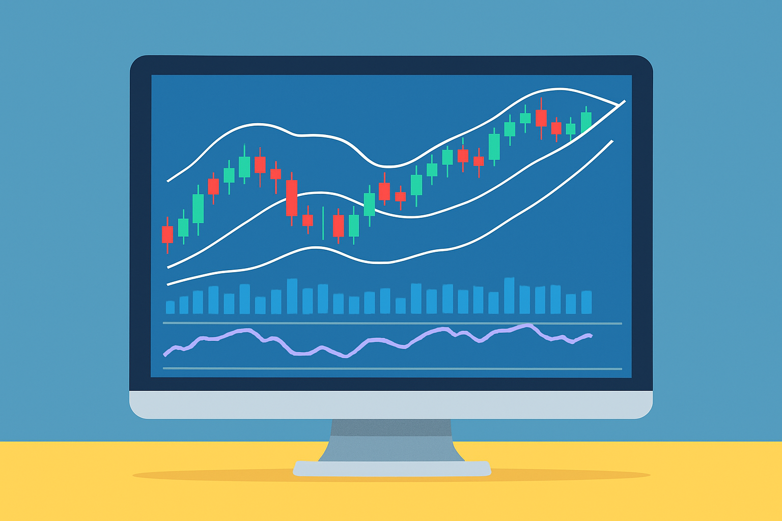 Annotated TradingView chart demonstrating multiple indicators and drawing tools in use for strategic trade analysis