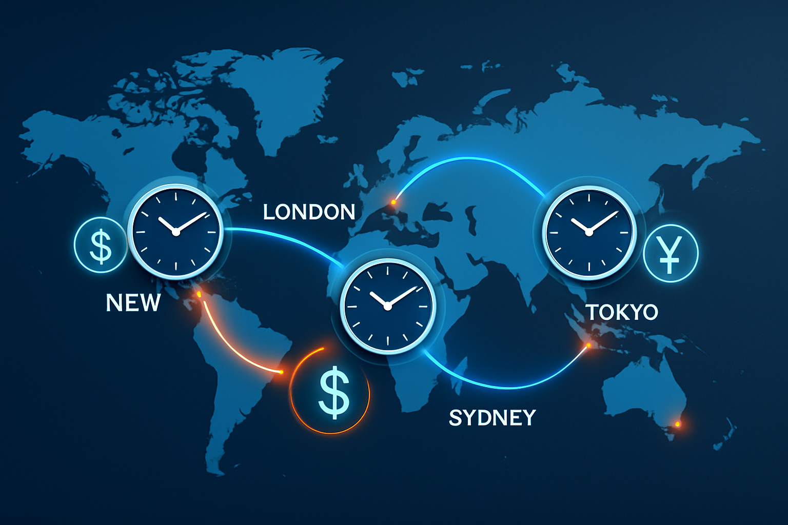 Forex Currency Trading Times for Each Market