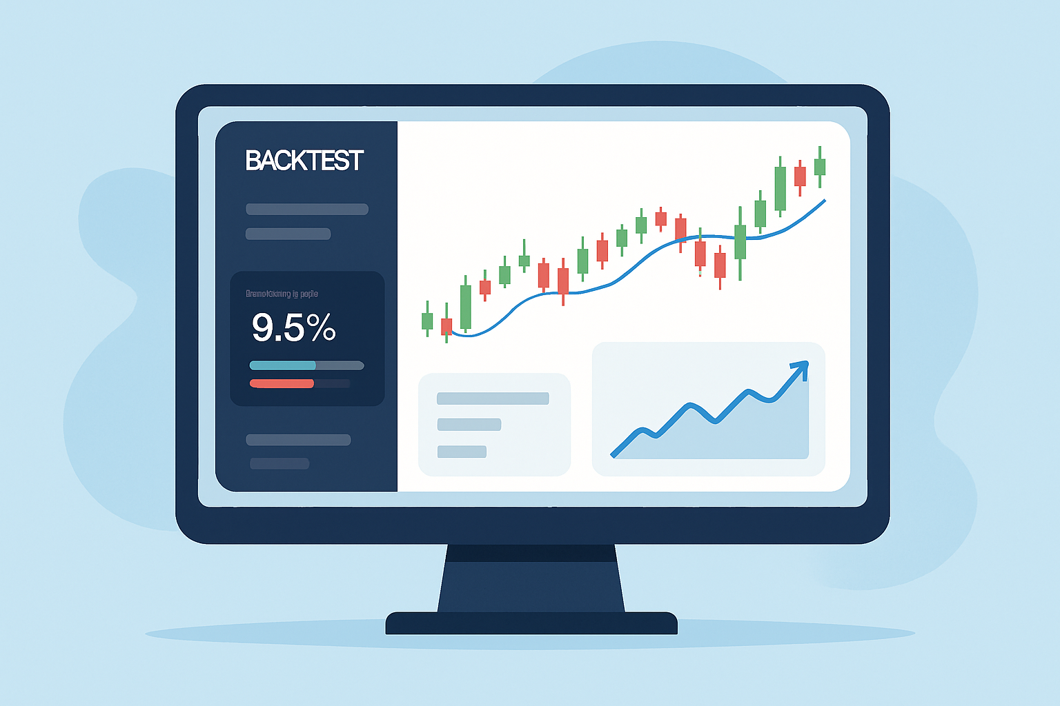 Backtesting and performance evaluation of a custom indicator in TrendSpider using historical market data